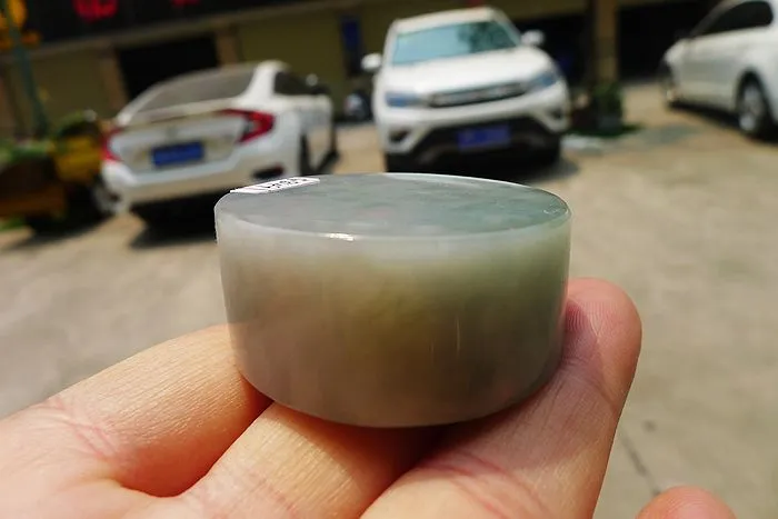 Natural Jade Rough Jadeite Raw (74g,6.8X4X1.55cm)