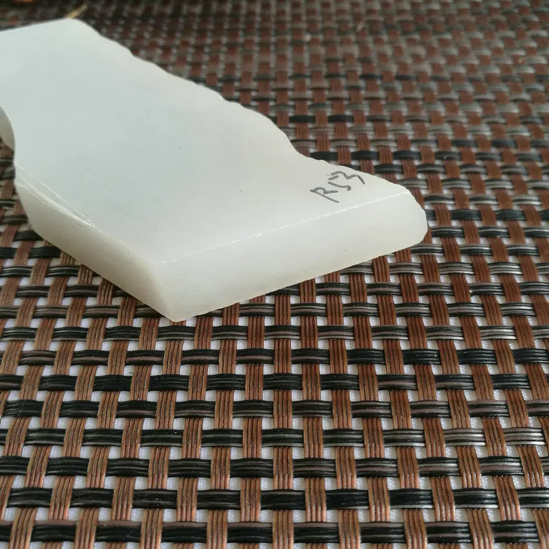 Natural Kunlun Jade Rough Nephrite Raw (114g,8.5X4X1.3cm)