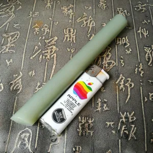 Natural Kunlun Jade Rough Nephrite Raw (131g, 15.5X1.9X1.9cm)