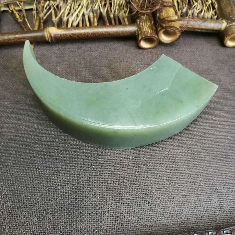 Natural Kunlun Jade Rough Nephrite Raw (256g,13X4X2.8cm)