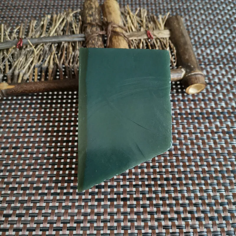 Natural Kunlun Jade Rough Nephrite Raw (306g, 8.5X5.8X3.3cm)