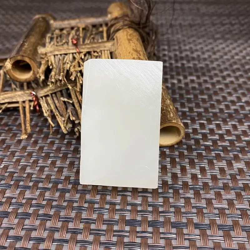 Natural Kunlun Jade Rough Nephrite Raw (42g,4.8X3.0X0.9cm)