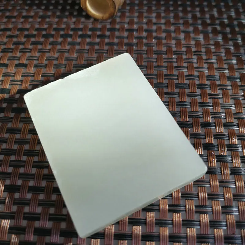 Natural Kunlun Jade Rough Nephrite Raw (52g, 5X4.2X0.9cm)