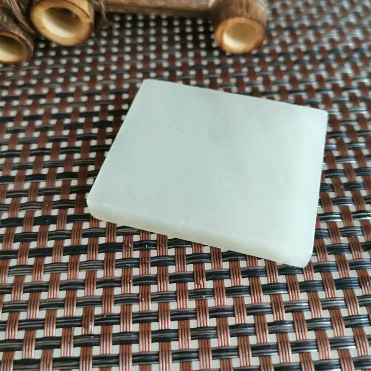 Natural Kunlun Jade Rough Nephrite Raw (52g, 5X4.2X0.9cm)