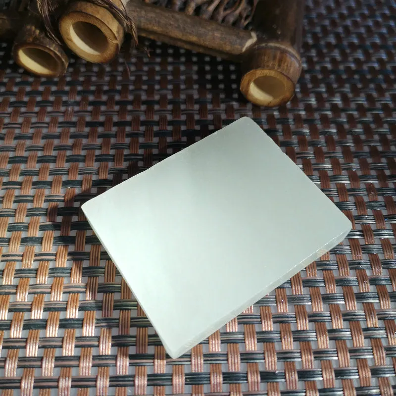 Natural Kunlun Jade Rough Nephrite Raw (52g, 5X4.2X0.9cm)