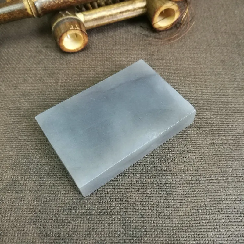 Natural Kunlun Jade Rough Nephrite Raw (65g,5.8X3.8X1cm)