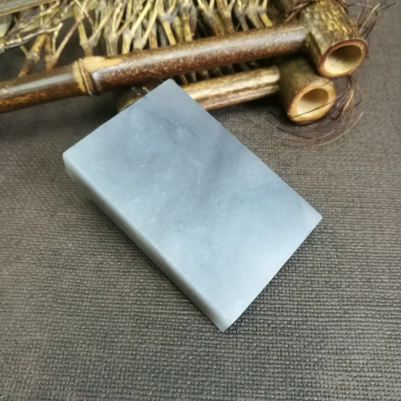 Natural Kunlun Jade Rough Nephrite Raw (65g,5.8X3.8X1cm)