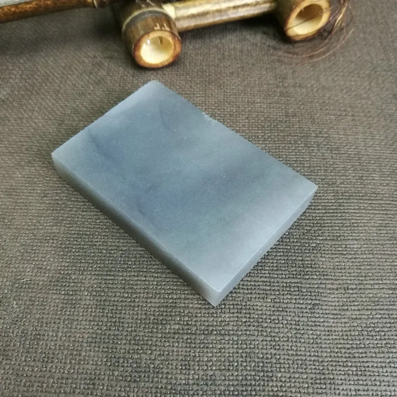 Natural Kunlun Jade Rough Nephrite Raw (65g,5.8X3.8X1cm)