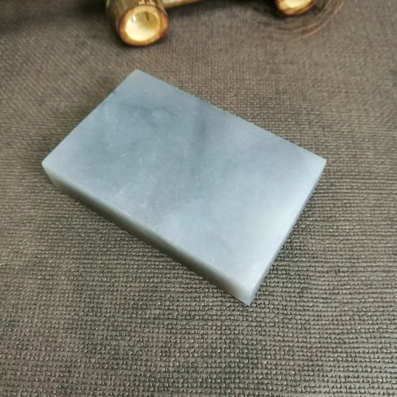 Natural Kunlun Jade Rough Nephrite Raw (65g,5.8X3.8X1cm)