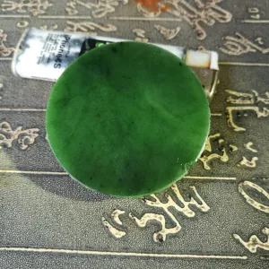 Natural Kunlun Jade Rough Nephrite Raw (80g, 5.3X5.3X1.2cm)
