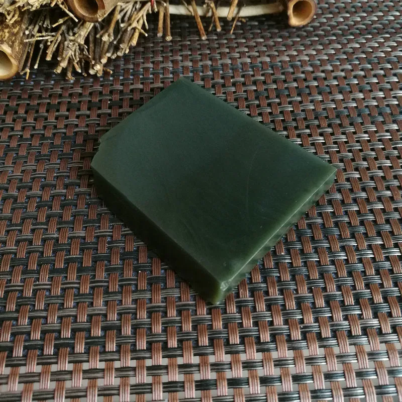 Natural Kunlun Jade Rough Nephrite Raw (92g,7X5.3X0.9cm)
