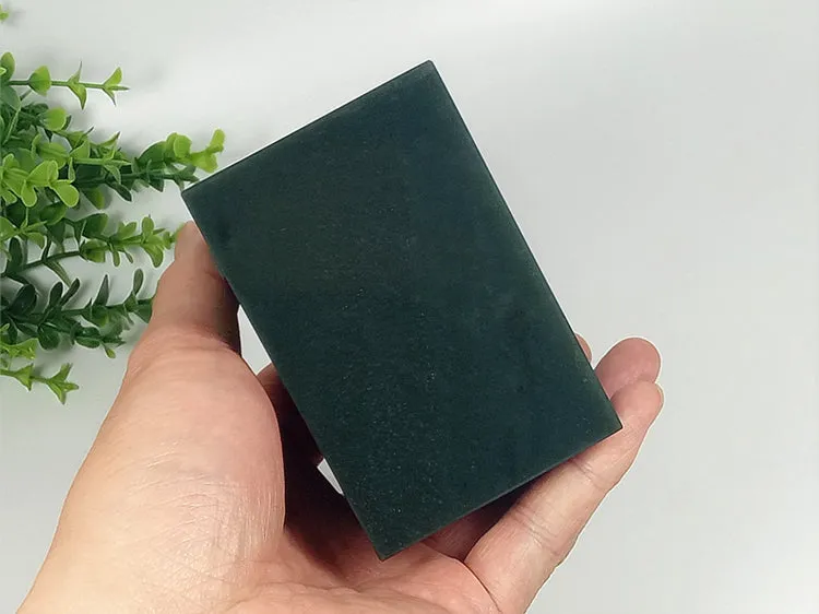 Natural Kunlun Jade Rough Nephrite Raw (975g, 9X6X6cm)