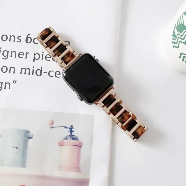 New Stainless Steel Imitation Ceramic Resin band Apple watch Series