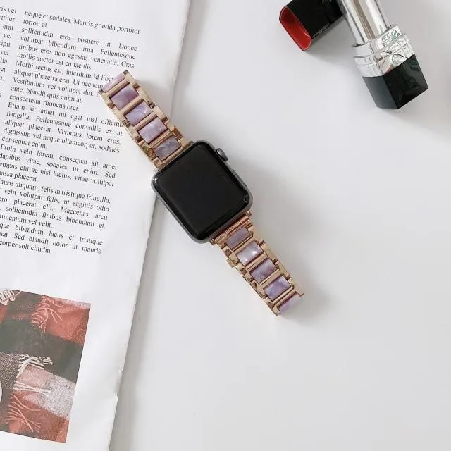 New Stainless Steel Imitation Ceramic Resin band Apple watch Series