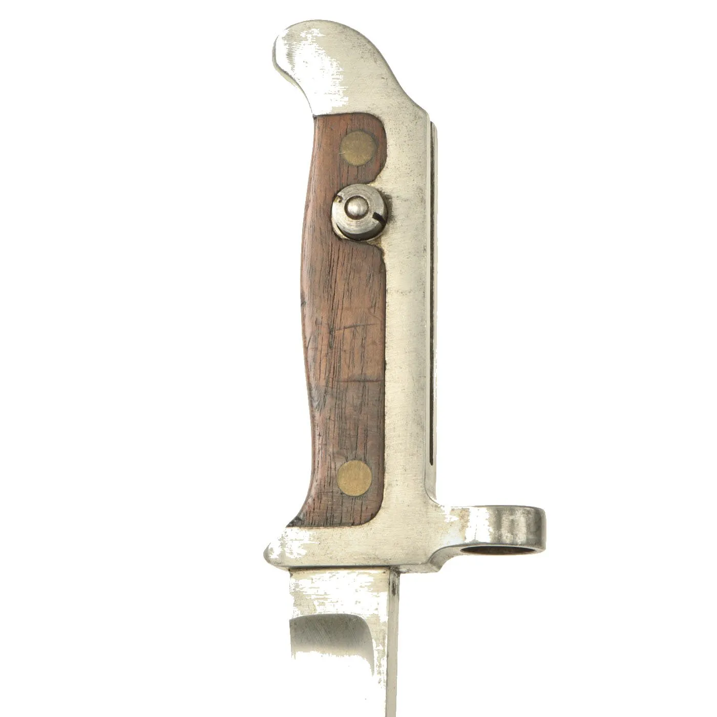 Original Danish Unissued Krag–Jørgensen M1915 T-Back Bayonet for Gevær M/89 Rifle with Scabbard