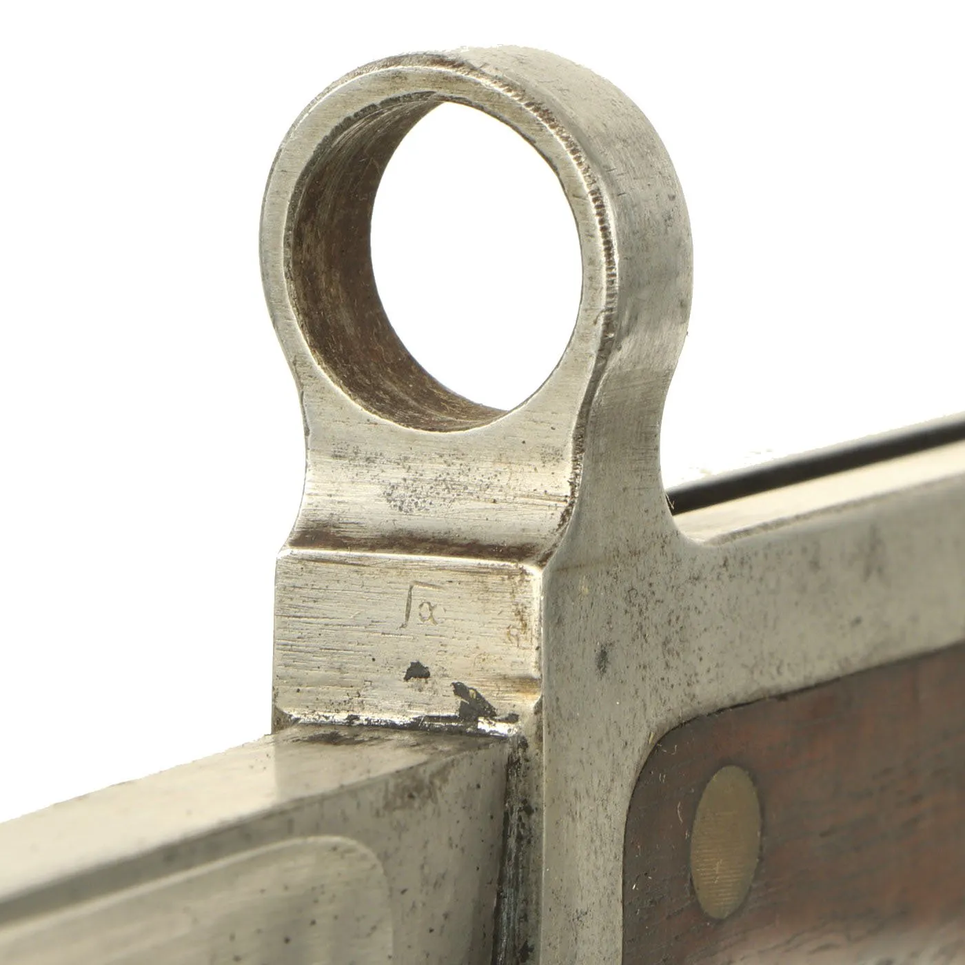 Original Danish Unissued Krag–Jørgensen M1915 T-Back Bayonet for Gevær M/89 Rifle with Scabbard