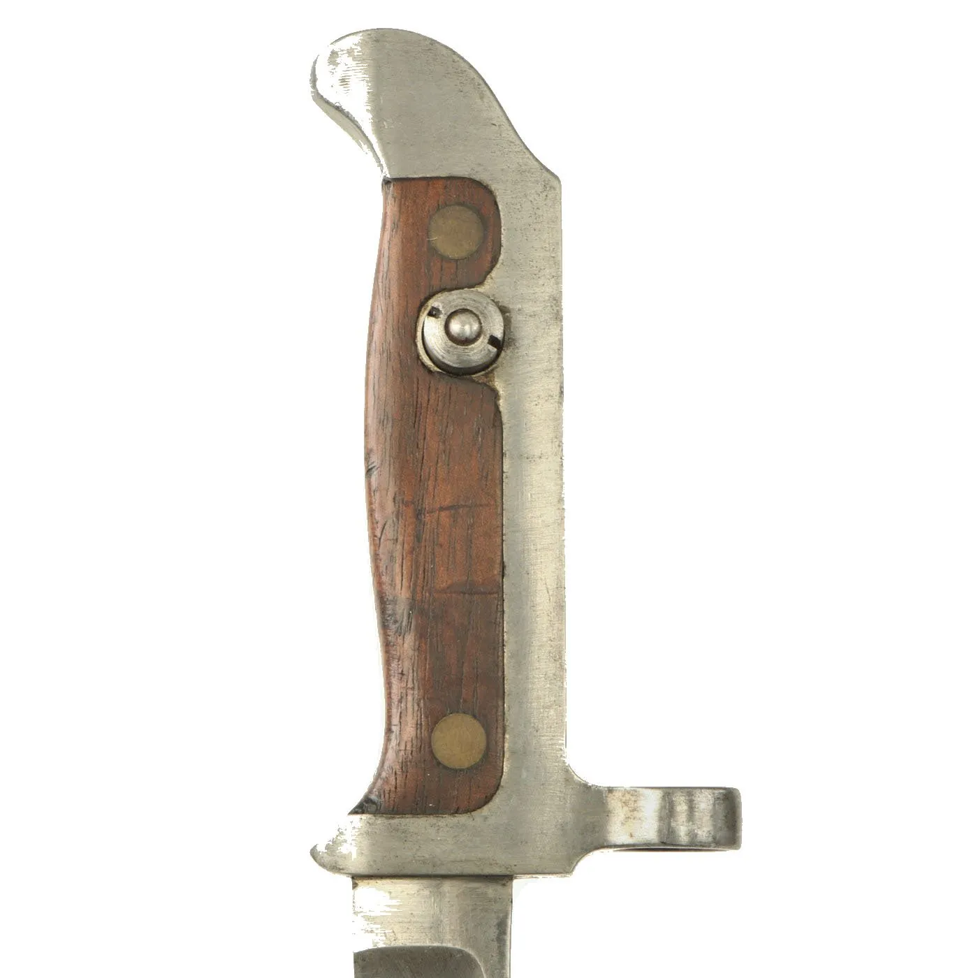 Original Danish Unissued Krag–Jørgensen M1915 T-Back Bayonet for Gevær M/89 Rifle with Scabbard