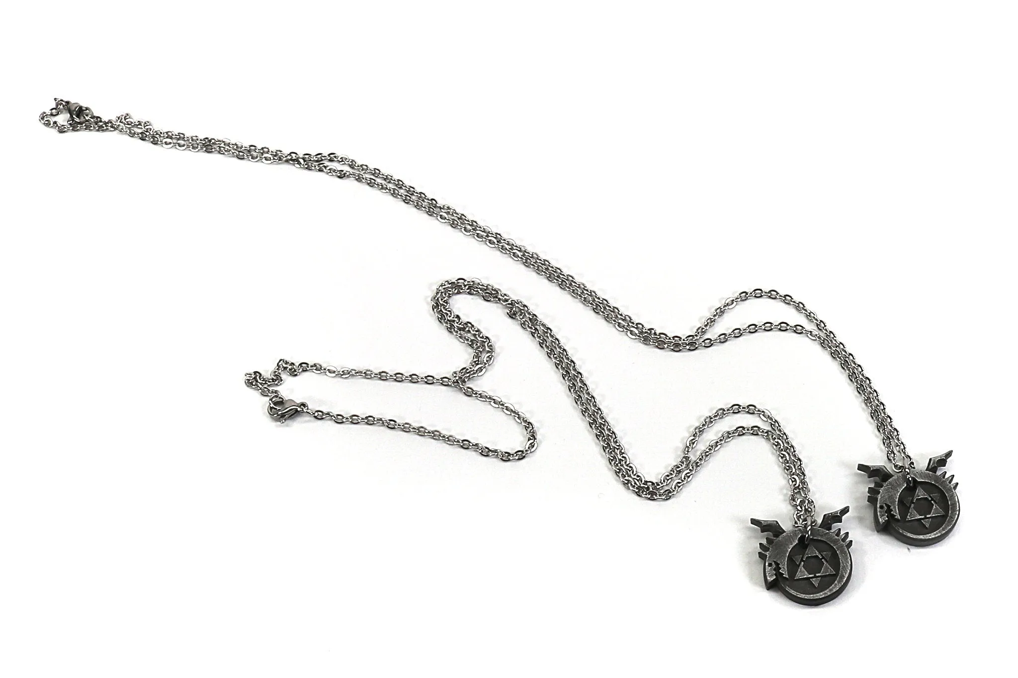 Ouroboros Symbol Locket Necklace - Full Metal Alechemist