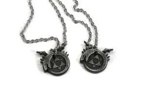 Ouroboros Symbol Locket Necklace - Full Metal Alechemist