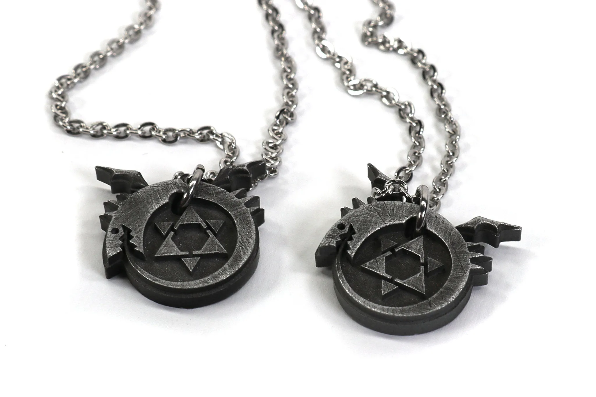 Ouroboros Symbol Locket Necklace - Full Metal Alechemist