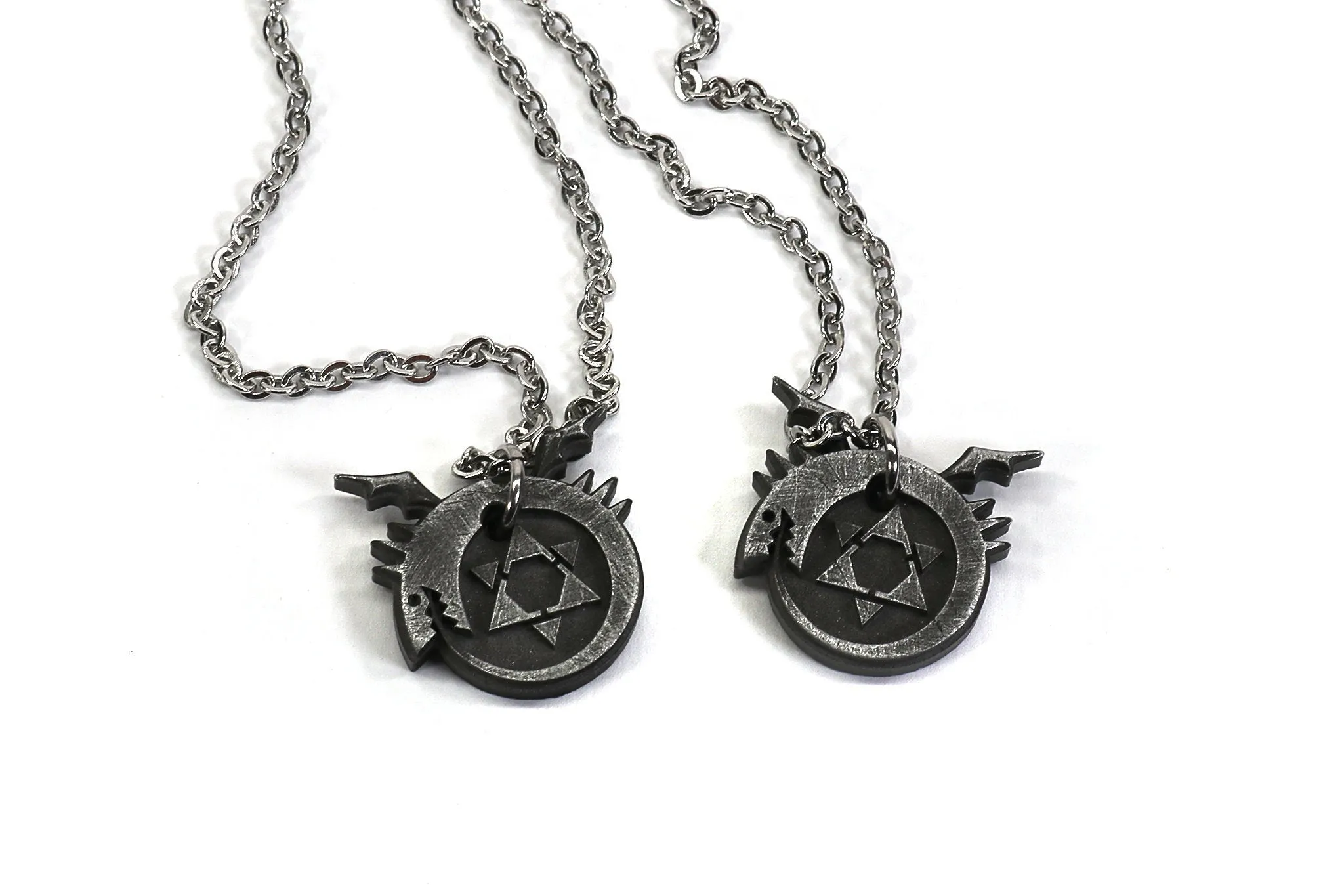Ouroboros Symbol Locket Necklace - Full Metal Alechemist