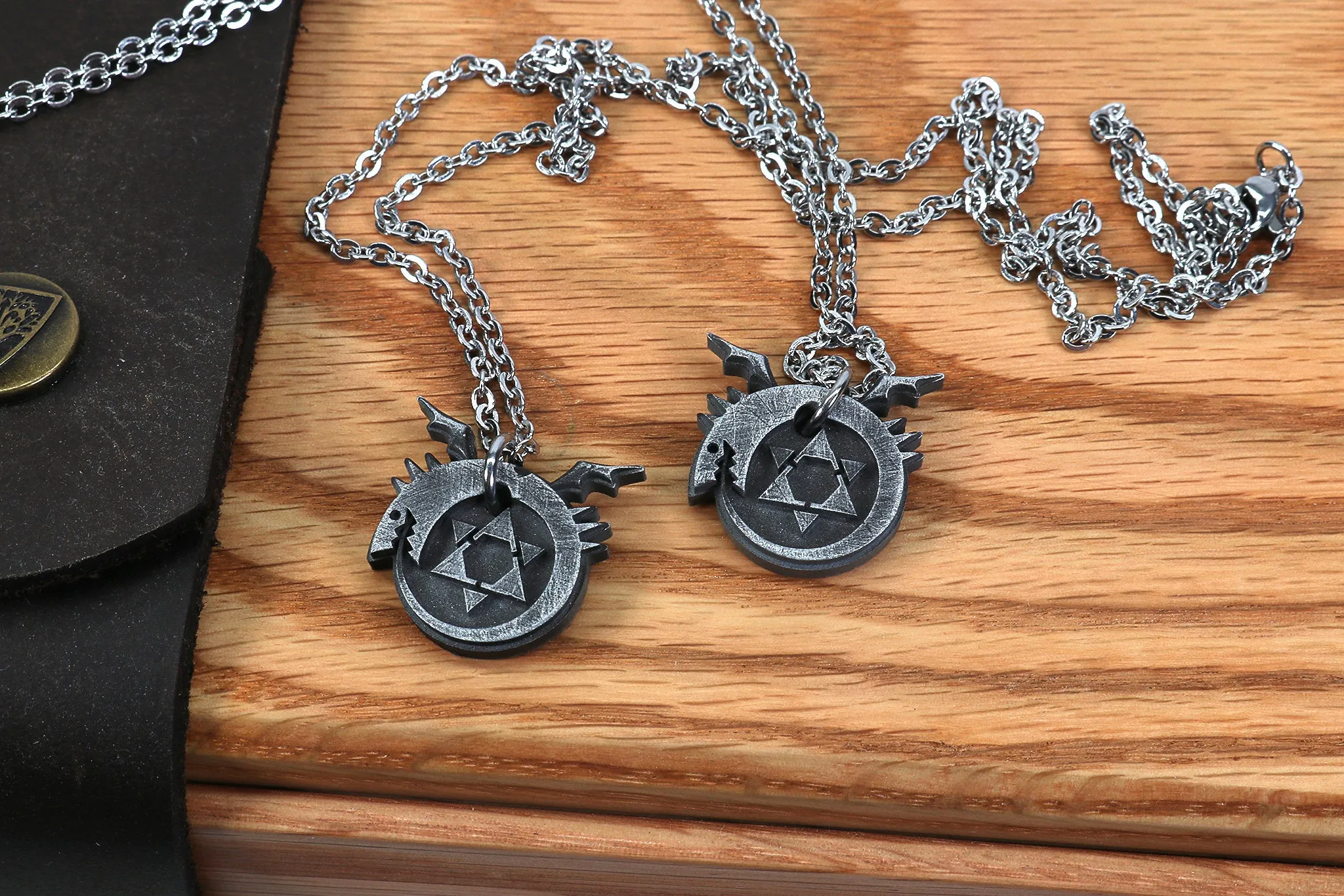 Ouroboros Symbol Locket Necklace - Full Metal Alechemist