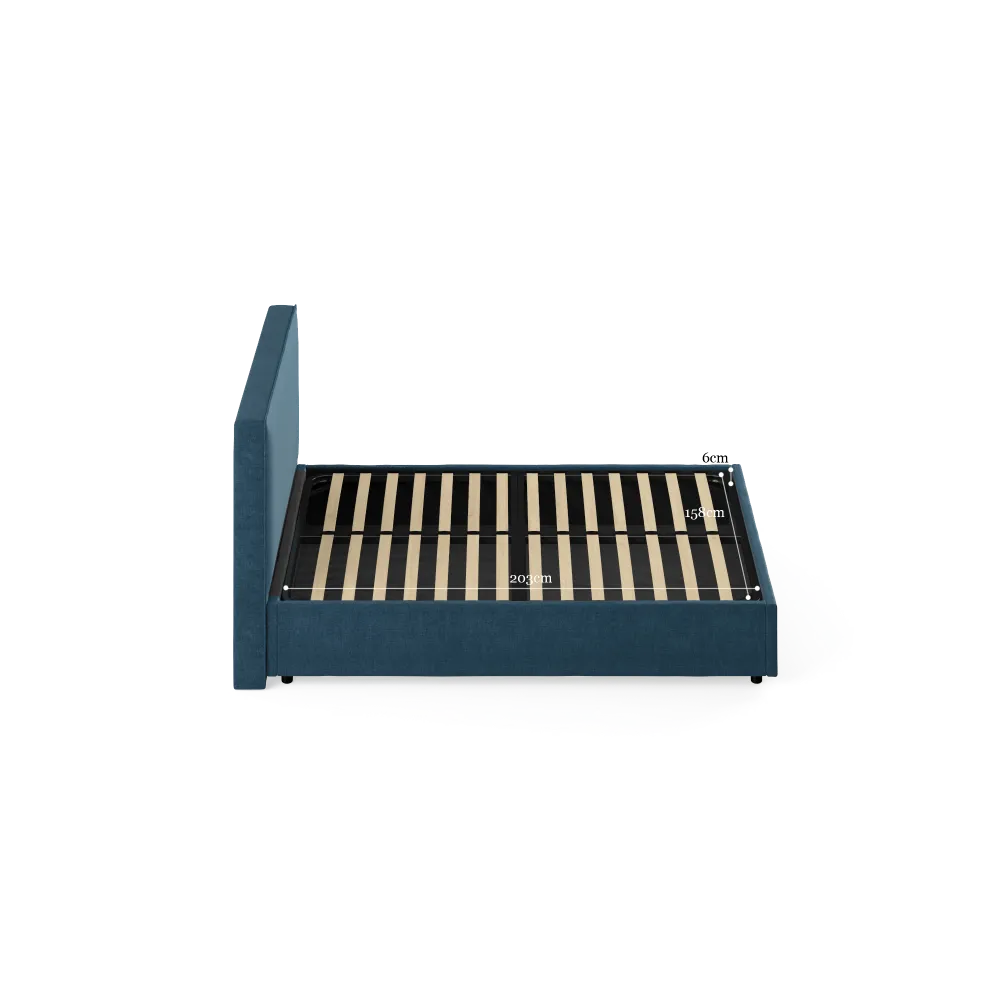 Pacific Blue Standard Bed Frame