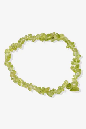 Peridot Chip Bracelet