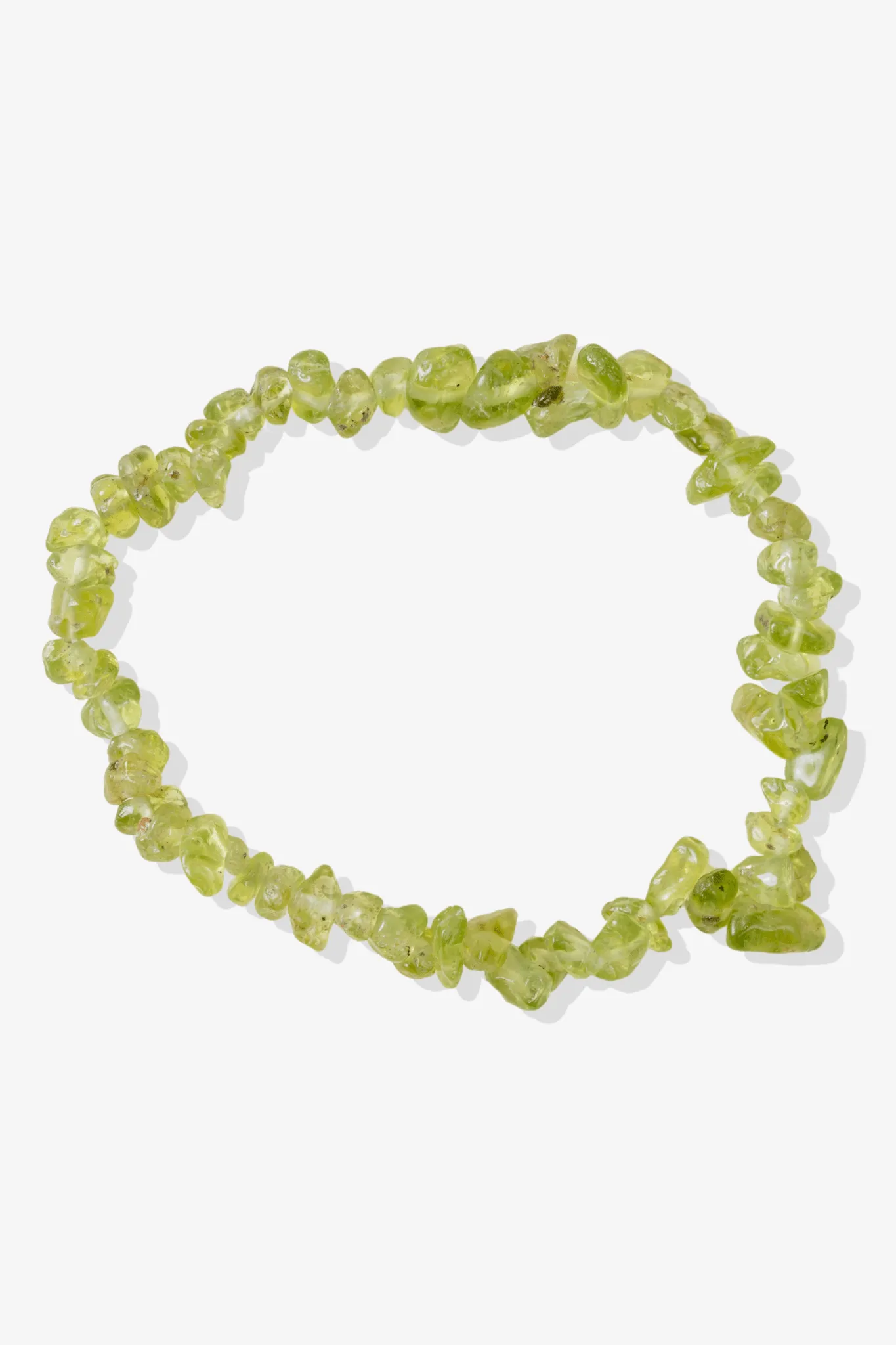 Peridot Chip Bracelet