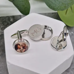 Personalised Hidden Photo Twist Cufflinks