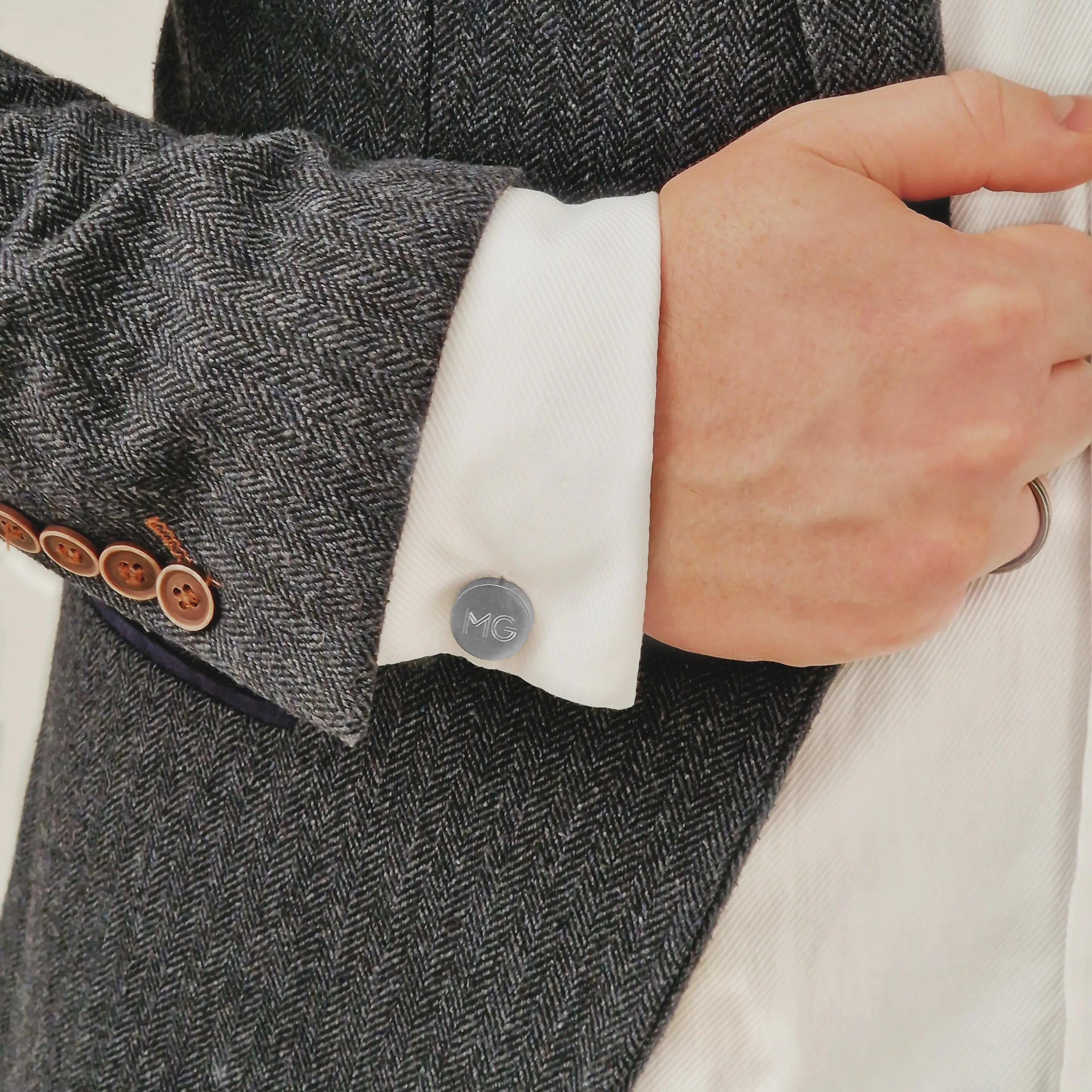 Personalised Hidden Photo Twist Cufflinks