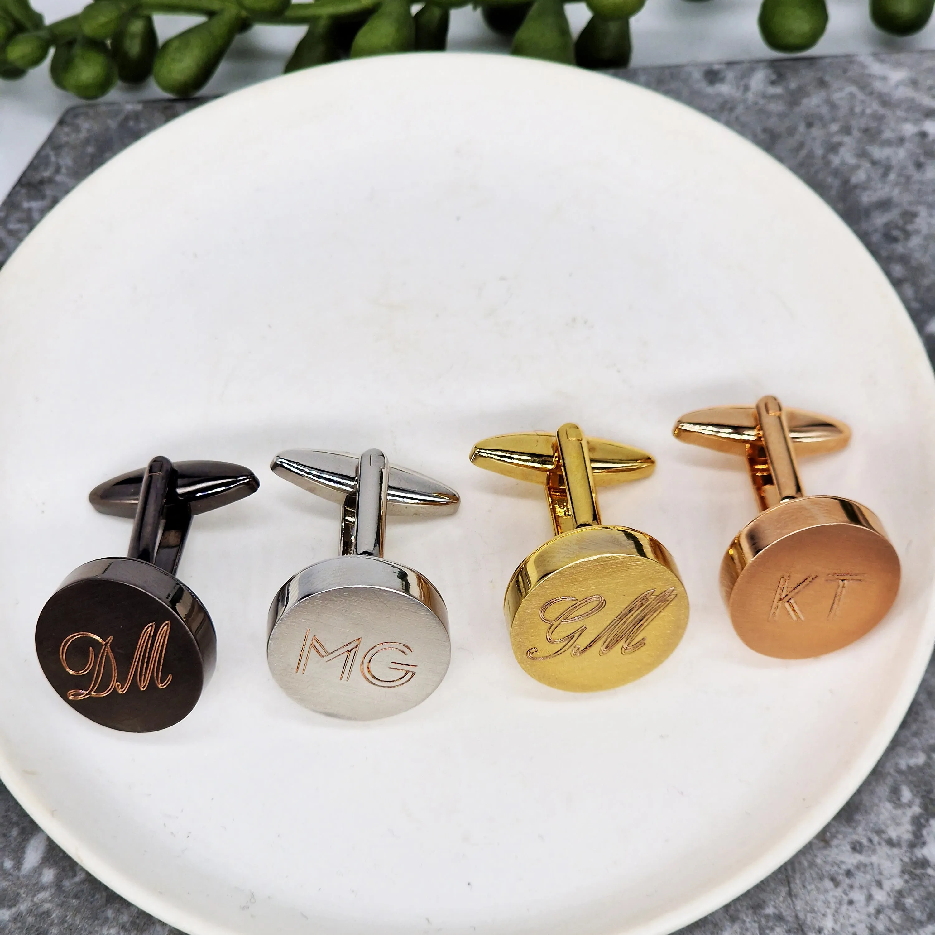 Personalised Hidden Photo Twist Cufflinks
