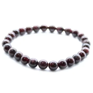Power Bracelet - Blood Garnet | Elegant Gemstone Bracelet for Style & Energy