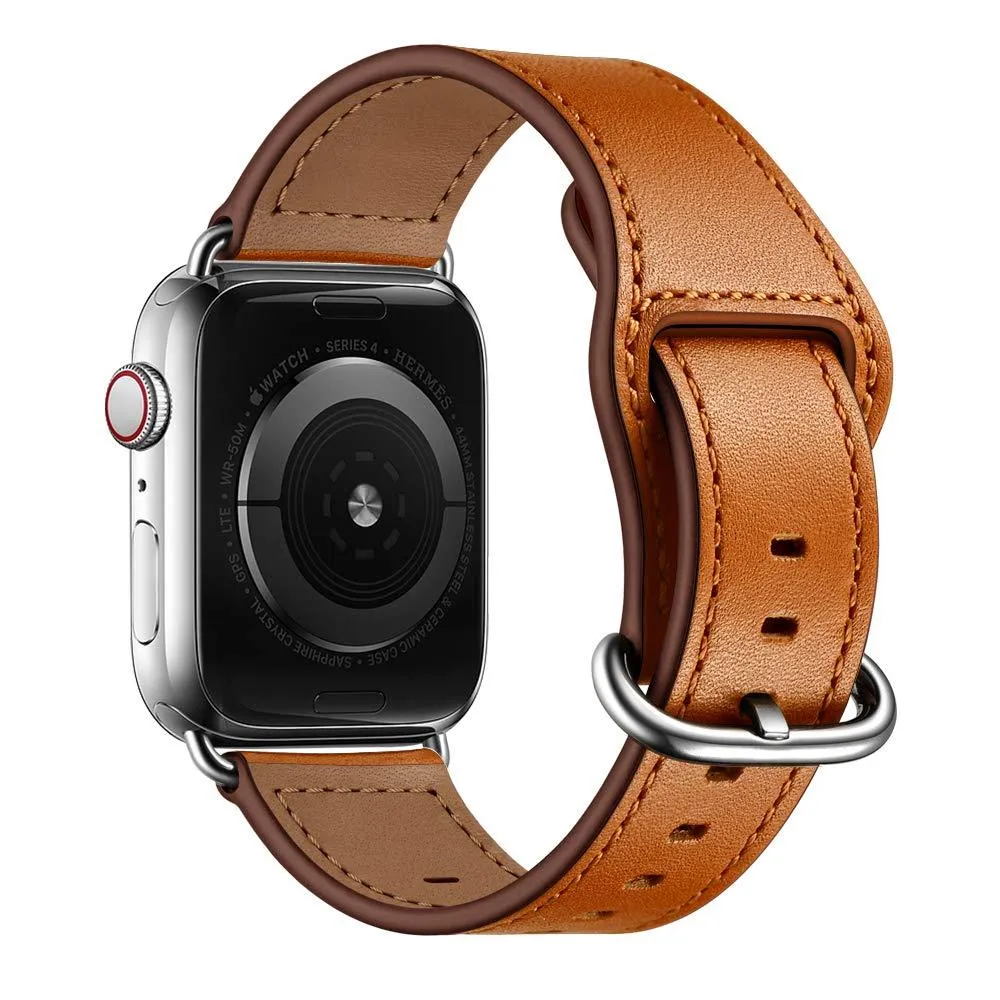 Premium Classic Leather Belt Bracelet Metal Buckle Strap Series 7 6 5