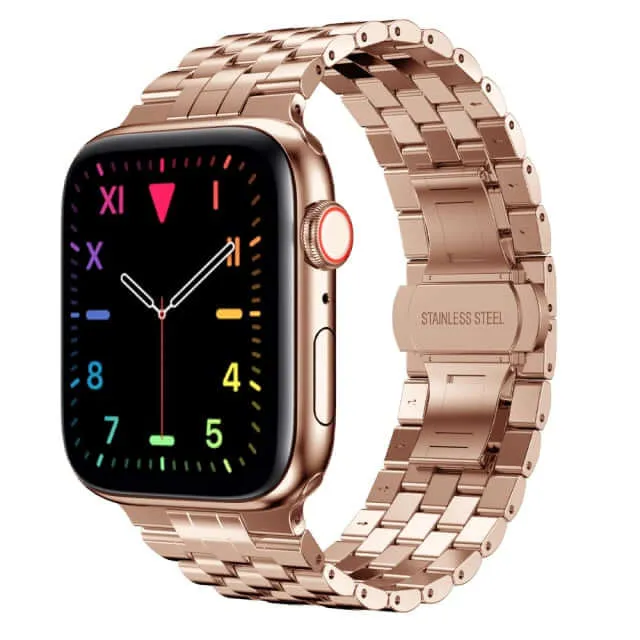 Premium Steel Metal Strap for Apple Watch Band Series 7 6 5 4 Bracelet iWatch 38mm 40mm 41mm 42mm 44mm 45mm Men Wristband |Watchbands|