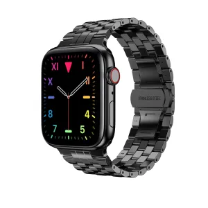 Premium Steel Metal Strap for Apple Watch Band Series 7 6 5 4 Bracelet iWatch 38mm 40mm 41mm 42mm 44mm 45mm Men Wristband|Watchbands|