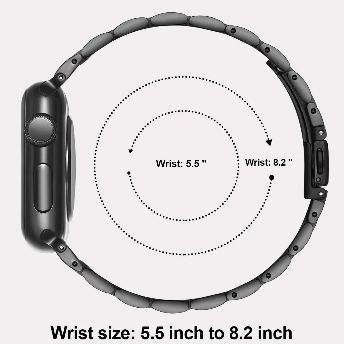 Premium Steel Strap For Apple Series 7 6 5 4 Women Metal Replacement