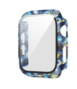 Protector Case Printed Pattern Strap For Apple Watch Band Series 6 5 4 Silicon Wristband iWatch  38mm 40mm 42mm 44mm Bracelet |Watchbands|
