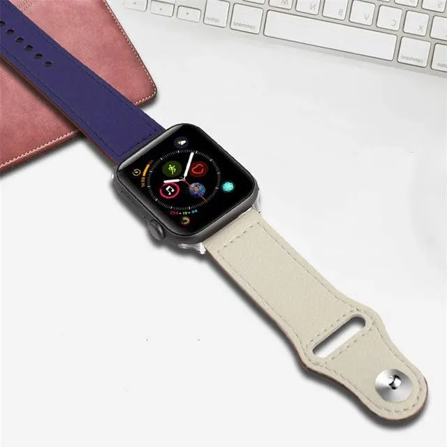 Quality Leather Strap, Apple Watch Band iWatch Series 7 6 5 Watchbands