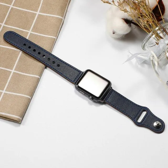 Quality Leather Strap, Apple Watch Band iWatch Series 7 6 5 Watchbands