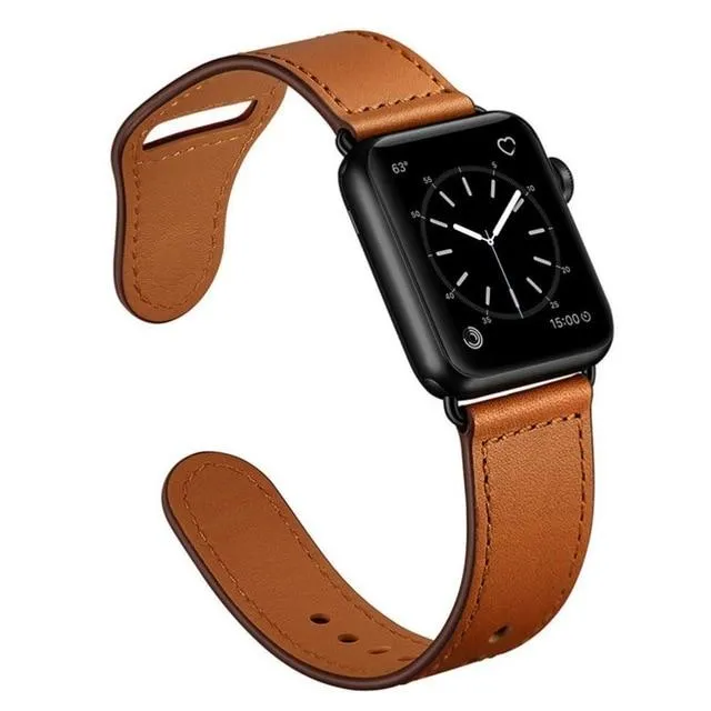 Quality Leather Strap, Apple Watch Band iWatch Series 7 6 5 Watchbands