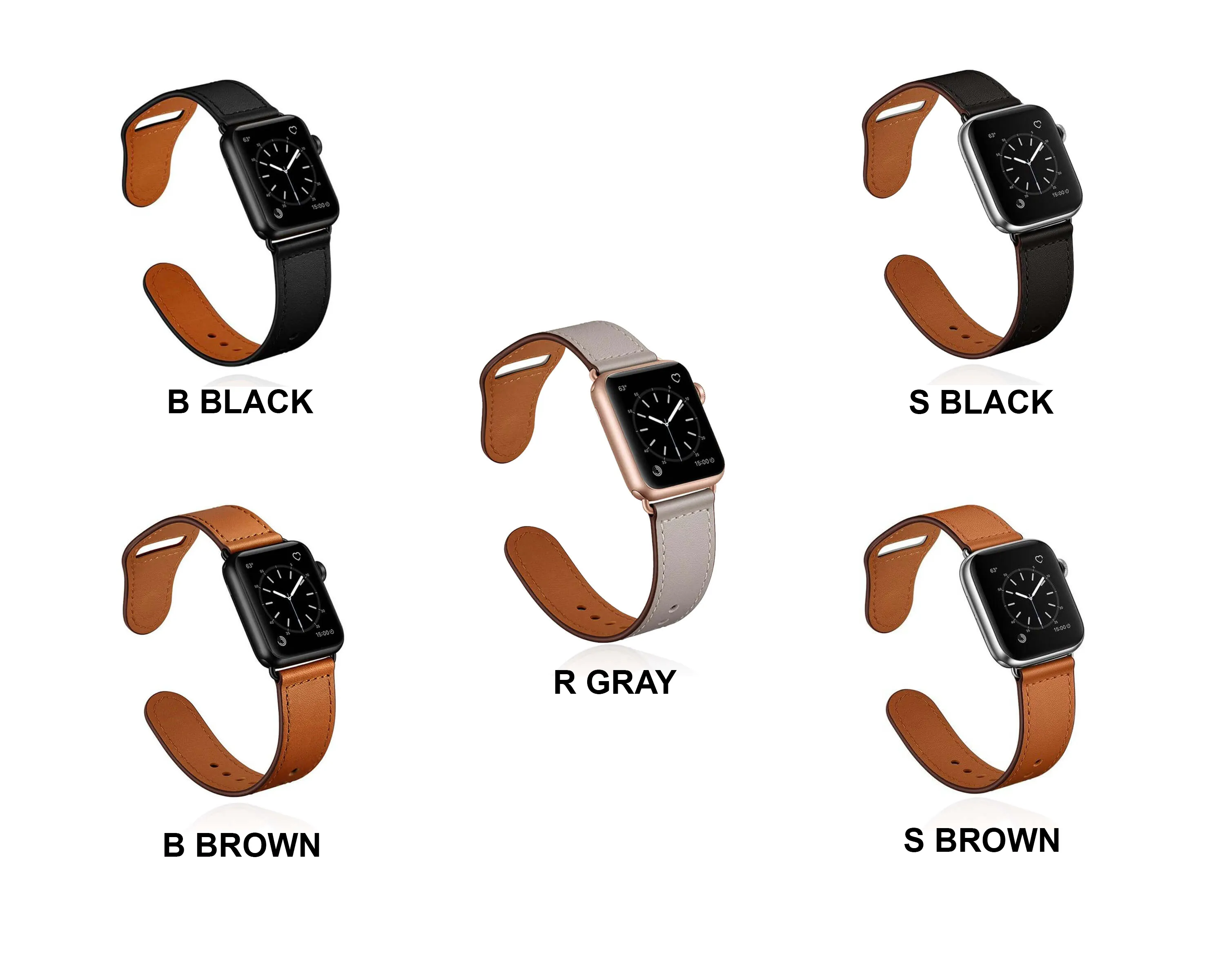 Quality Leather Strap, Apple Watch Band iWatch Series 7 6 5 Watchbands