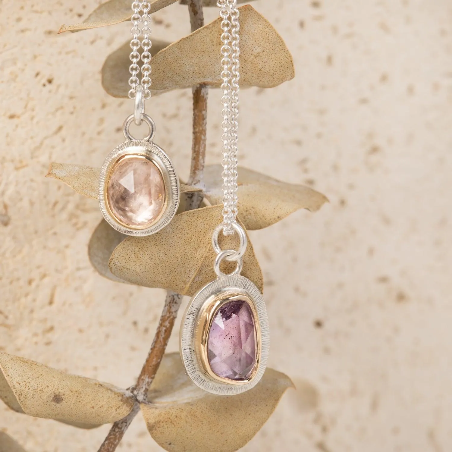 Rayna - Morganite Pendant