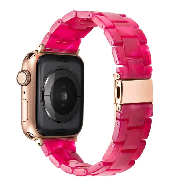 Resin Strap for Apple Watch Band Series Wrist Accessories Loop