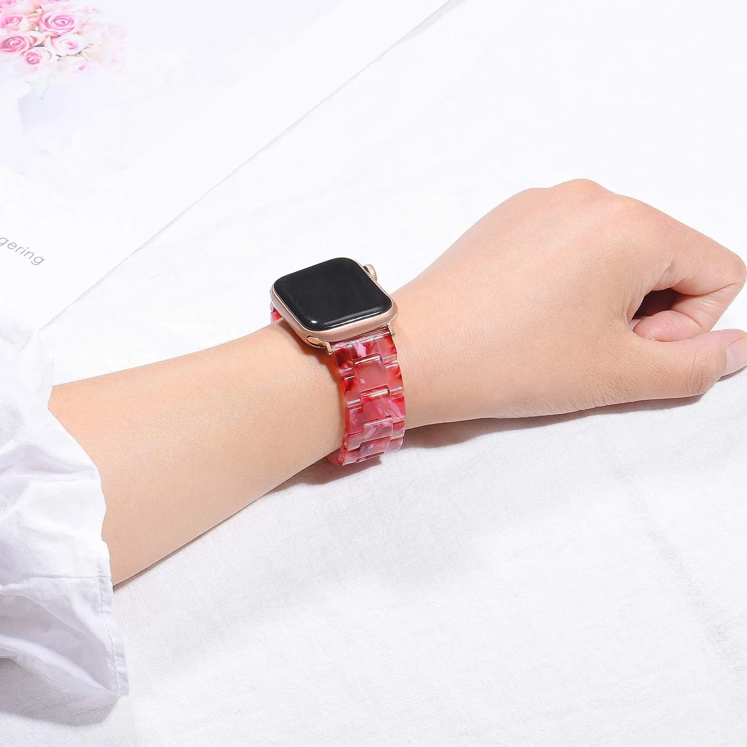 Resin Strap for Apple Watch Band Series Wrist Accessories Loop