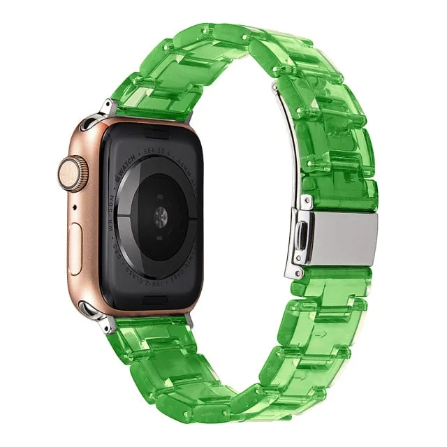 Resin Strap for Apple Watch Band Series Wrist Accessories Loop