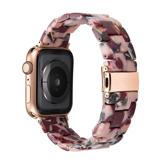Resin Strap for Apple Watch Band Series Wrist Accessories Loop