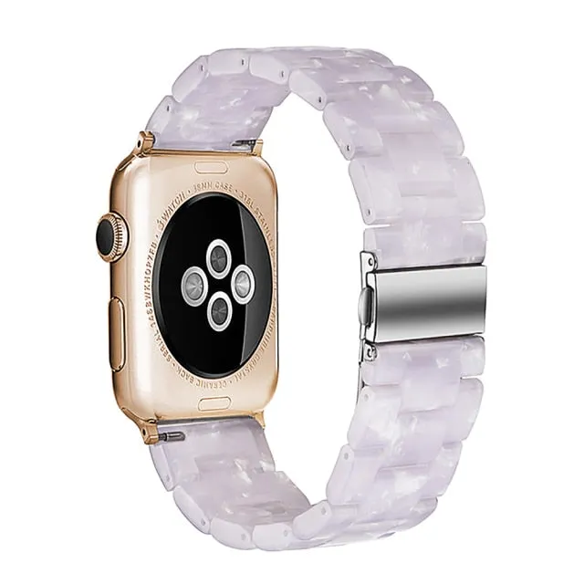 Resin Strap for Apple Watch Band Series Wrist Accessories Loop