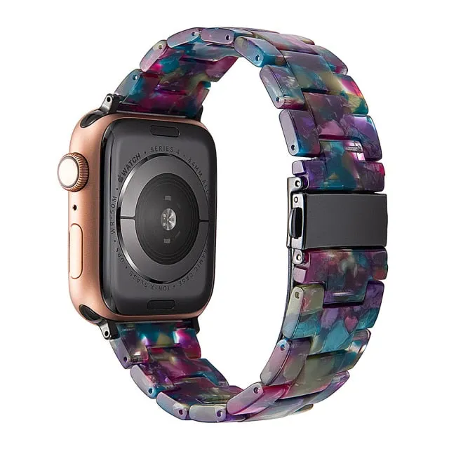 Resin Strap for Apple Watch Band Series Wrist Accessories Loop