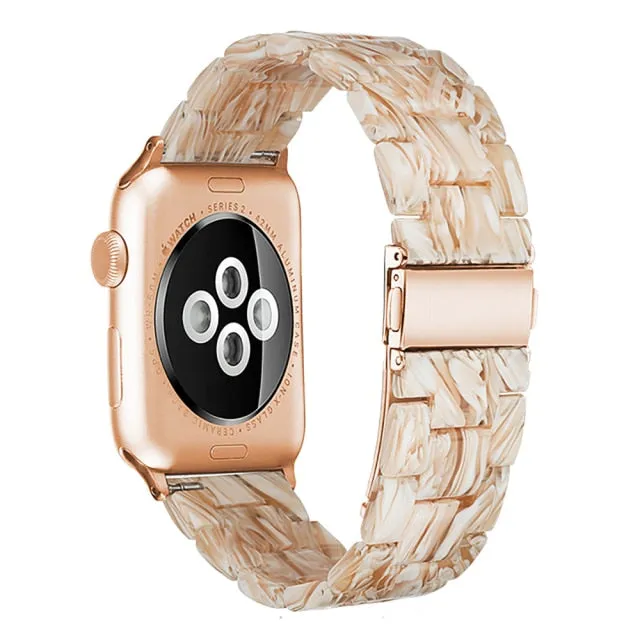 Resin Strap for Apple Watch Band Series Wrist Accessories Loop
